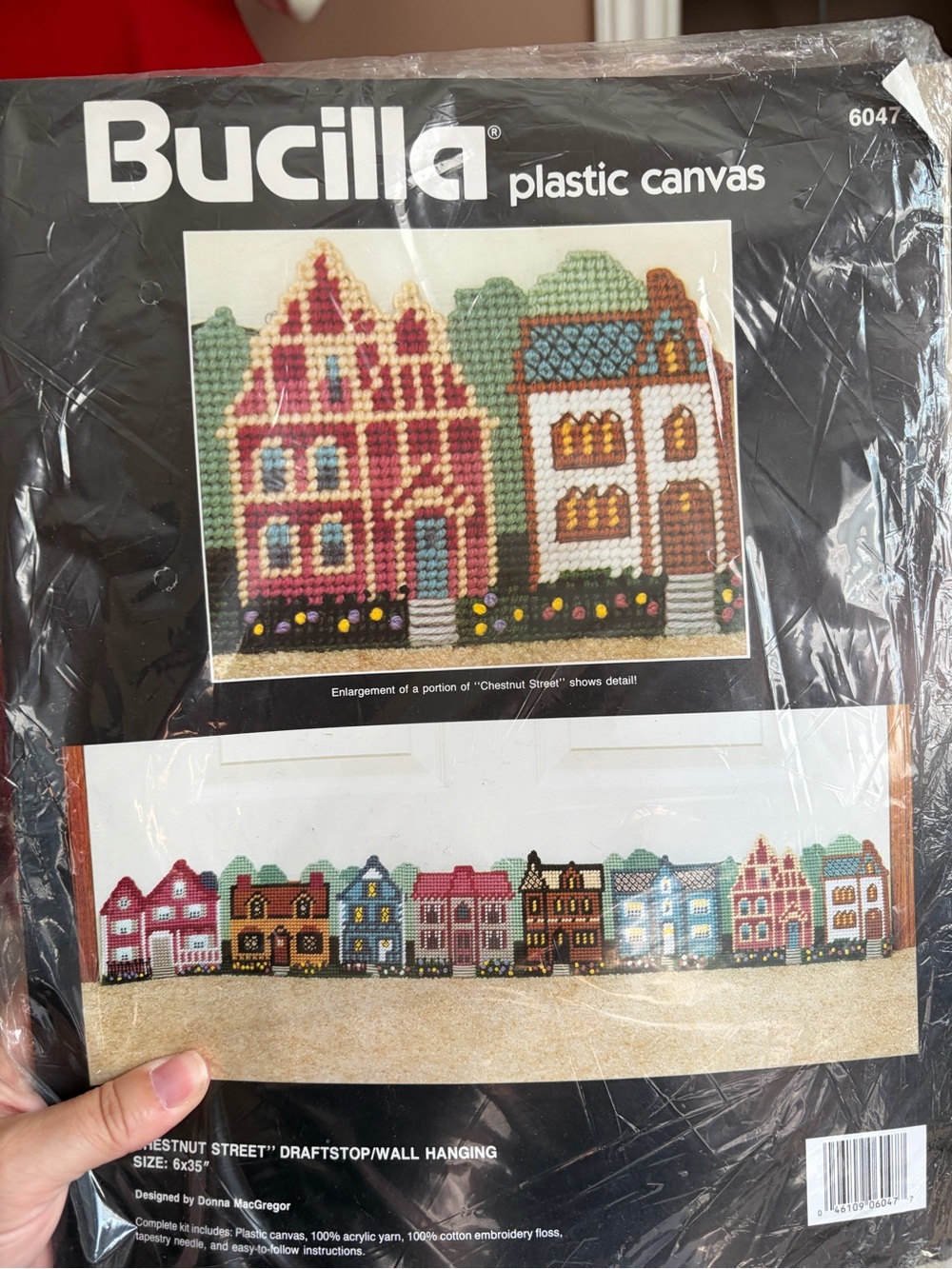 Bucilla Chestnut Street Plastic Canvas Wall Hanging - Multi-Color